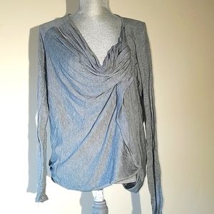 Blouse grey color  l.a.m.b very nice style  and fresh.